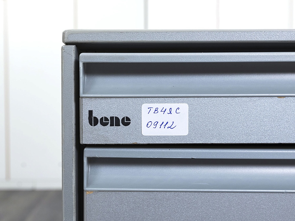 Офисная тумба выкатная Bene 430х600х590 ЛДСП Серый   (ТВ4ЯС-09112)