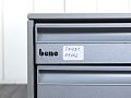 Офисная тумба выкатная Bene 430х600х590 ЛДСП Серый   (ТВ4ЯС-09112)