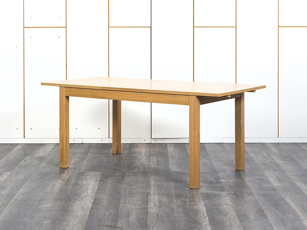 Офисный стол прямой IKEA 1 800х840х745 ЛДСП Орех   (СППХ-26093)