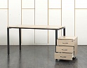 Купить Комплект офисной мебели стол с тумбой  1 400х700х750 ЛДСП Зебрано   (СППЗ2К-09041)