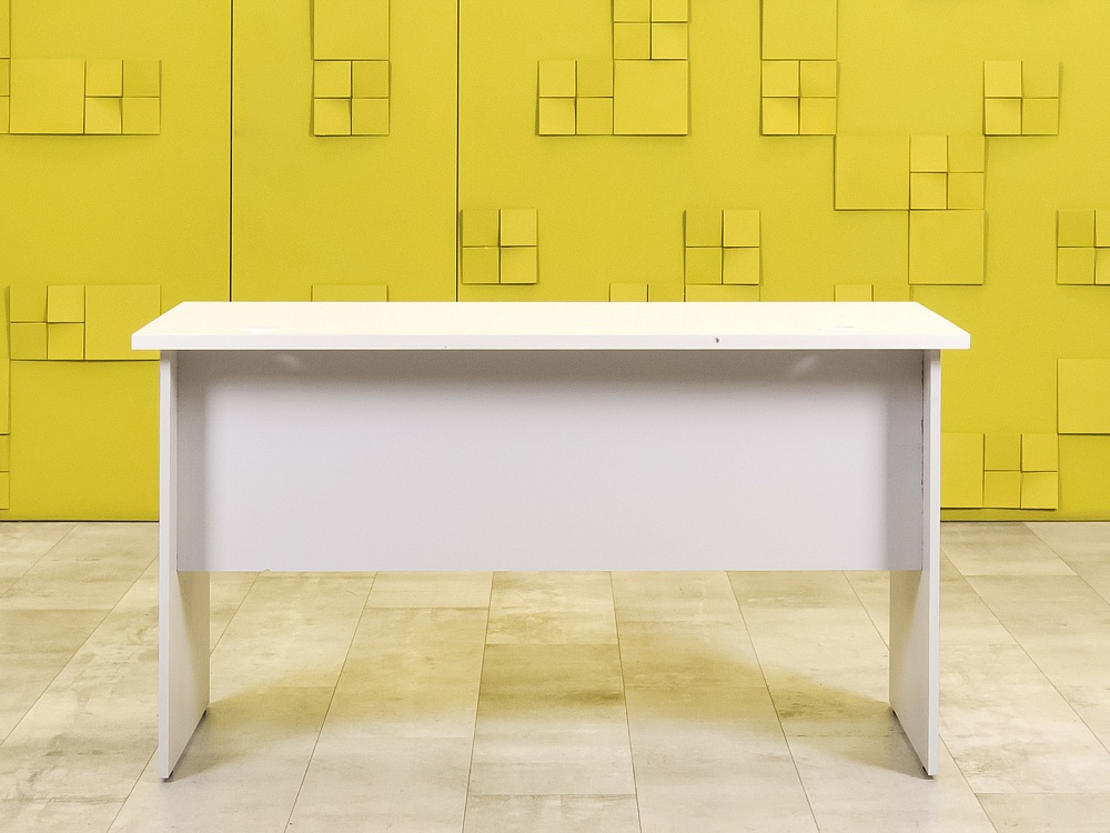 Офисный стол прямой ЛДСП Белый  СППБ1-14046