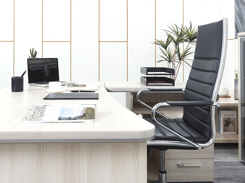 Кабинет руководителя  1 800х950х760 ЛДСП Дуб молочный Focus Director  (КРВ-21064)