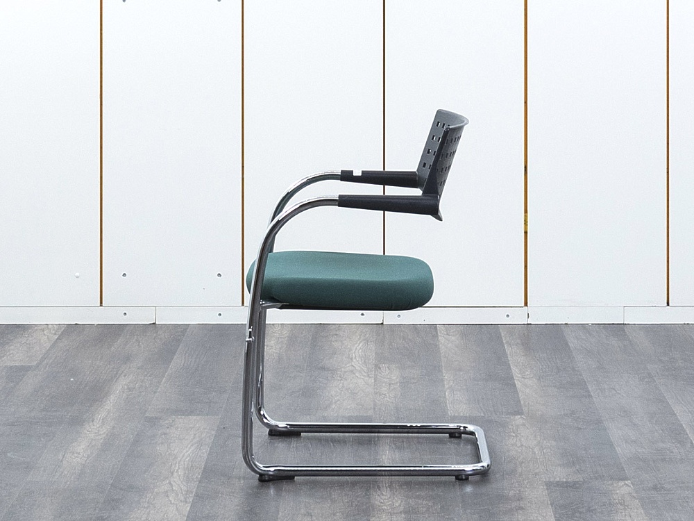 Конференц кресло для переговорной  Зеленый Ткань VITRA   (УДТЗ-21032)