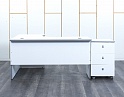 Купить Комплект офисной мебели стол с тумбой  1 500х1 200х750 ЛДСП Белый   (СПУБКп-03082)