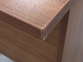 Офисный стол прямой  1 600х800х750 ЛДСП Вишня   (СППШ2-09014)