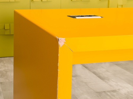 Обеденный стол МДФ Жёлтый Россия  СГПЖ-261023