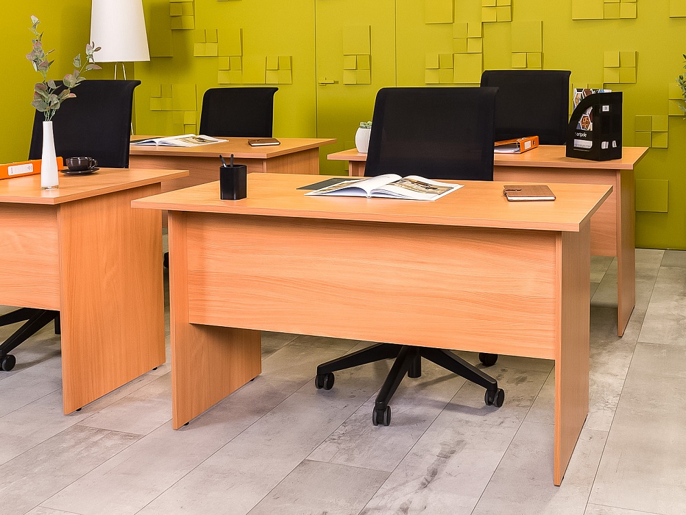 Офисный стол прямой ЛДСП Ольха Россия  СППЛ-030724
