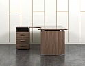 Купить Комплект офисной мебели стол с тумбой  1 400х1 100х750 ЛДСП Зебрано   (СПУЗКл-21041)
