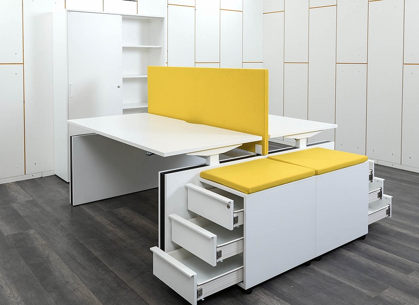 Комплект офисной мебели Narbutas 1 600х1 640х1 200 ЛДСП Белый Motion  (КОМБ-14023)