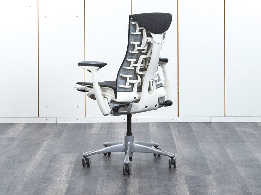 Офисное кресло руководителя  Herman Miller Ткань Серый Embody  (КРТС-03032)