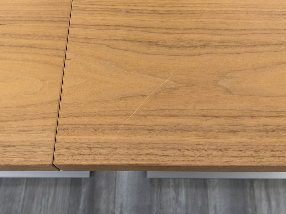 Офисный стол для переговоров  2 000х1 000х740 Шпон Зебрано   (СГПЗ-16104)