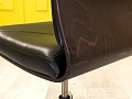 Офисное кресло руководителя на колесах MADERA B Sitland Кожа Орех; Чёрный Италия_КРКЧ-281123