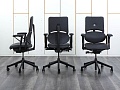 Офисное кресло руководителя  SteelCase Кожа Серый Please 1  (КРКС-08072)