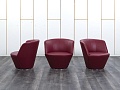 Мягкое кресло Walter Knoll Кожа Красный   (Комплект из 3-х мягких кресел ККККК-13112)