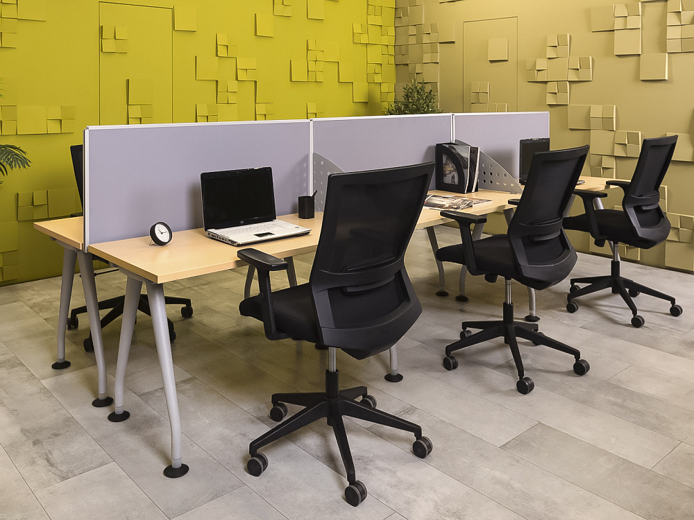 Комплект офисной мебели на 6 человек KNOLL ЛДСП Клен США  ГКВ-24076