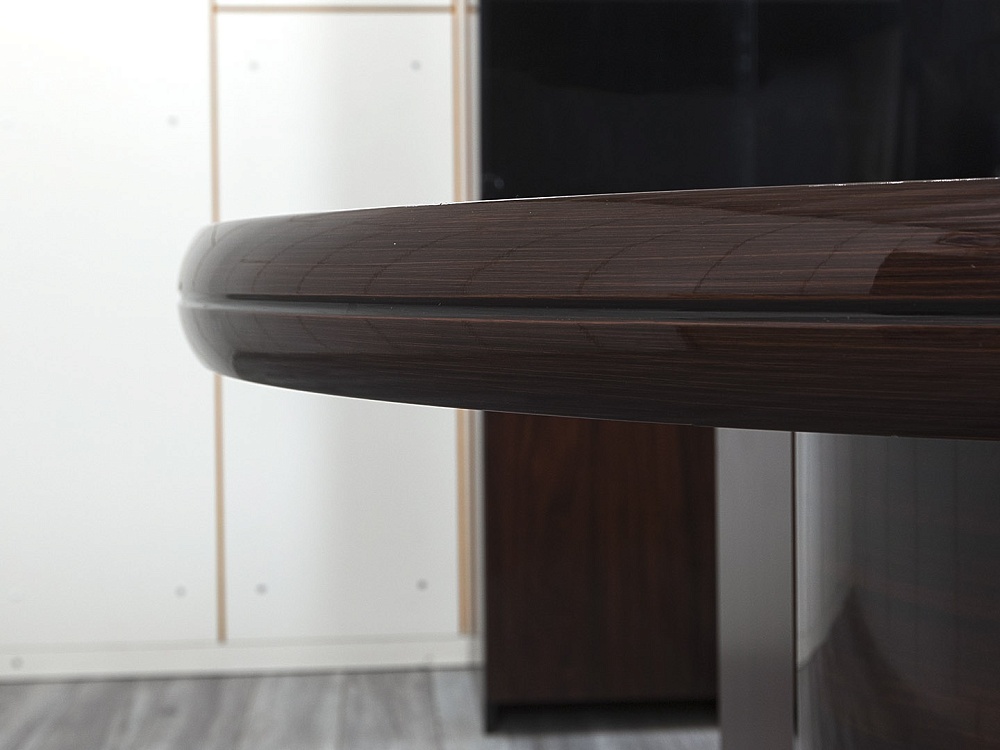 Кабинет руководителя GOODFURNITURE 2 500х2 100х770 МДФ Махагон Perth  (КРШ-13054)