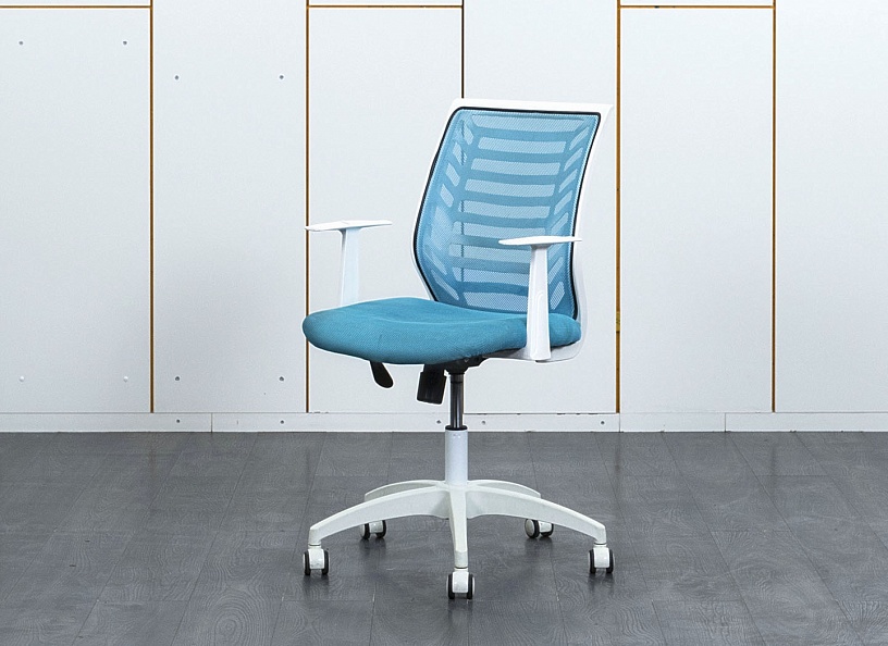Офисное кресло для персонала   Сетка Синий   (КПТН-06101)