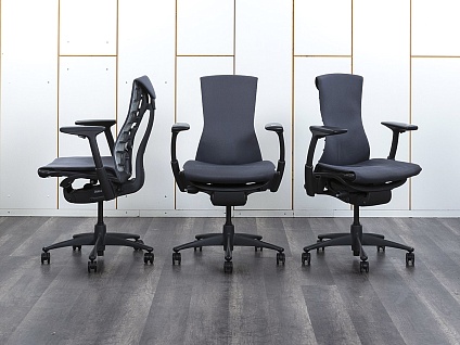 Офисное кресло руководителя  Herman Miller Ткань Серый Embody  (КРТС-06072)