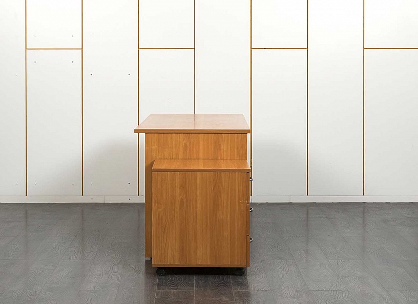 Комплект офисной мебели стол с тумбой  1 400х670х750 ЛДСП Ольха   (СППЛК1-28041)