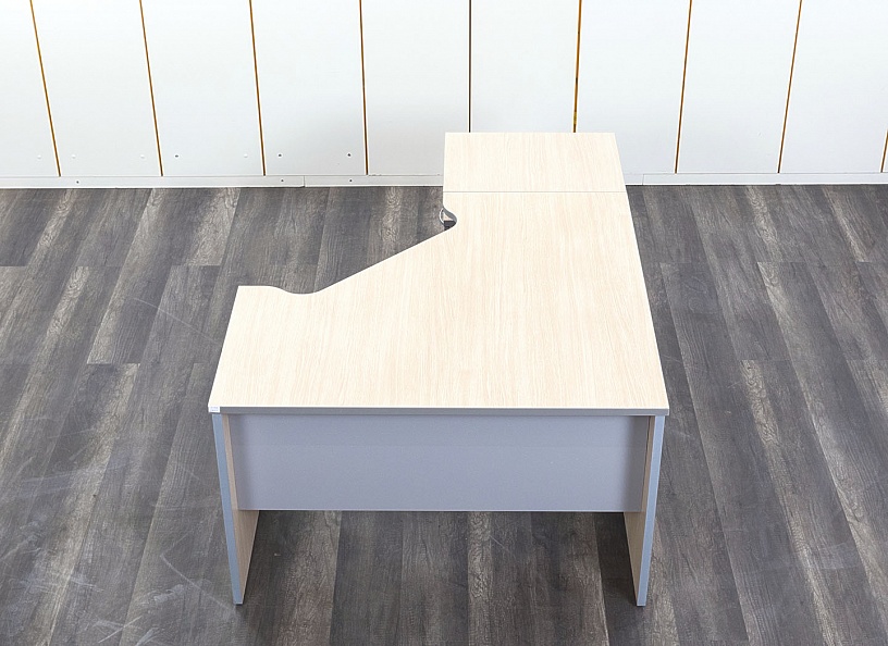 Комплект офисной мебели стол с тумбой  1 200х1 660х730 ЛДСП Зебрано   (СПУЗК-09062)