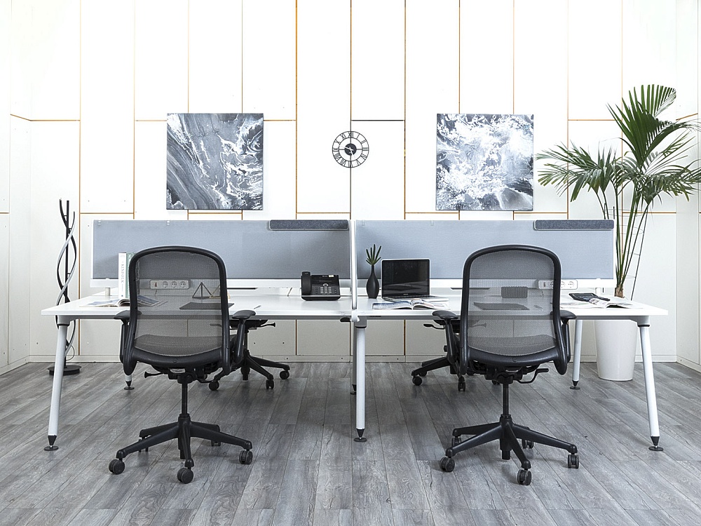 Комплект офисной мебели Herman Miller 3 200х1 650х1 190 ЛДСП Белый   (КОМБ-05084)