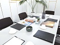 Офисный стол для переговоров SteelCase 2 200х1 000х750 ЛДСП Серый   (СГПС-07122)