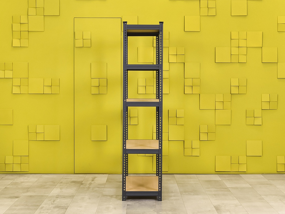 Офисный стеллаж   Металл Серый Россия  СМ-15036