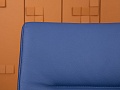 Конференц кресло для переговорной  Синий Экокожа LD Seating   (КНКН-27025)