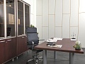 Кабинет руководителя  1 600х880х750 ЛДСП Вишня   (КРШ-04081)