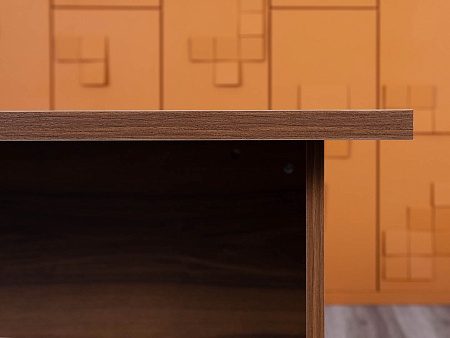 Офисный стол прямой  1 380х680х750 ЛДСП Орех   (СППХ-04074(нов))