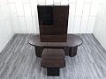 Кабинет руководителя GOODFURNITURE 2 500х2 100х770 МДФ Махагон Perth  (КРШ-13054)