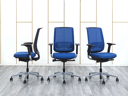 Офисное кресло для персонала  SteelCase Сетка Синий Reply Air  (КПСН-29074)