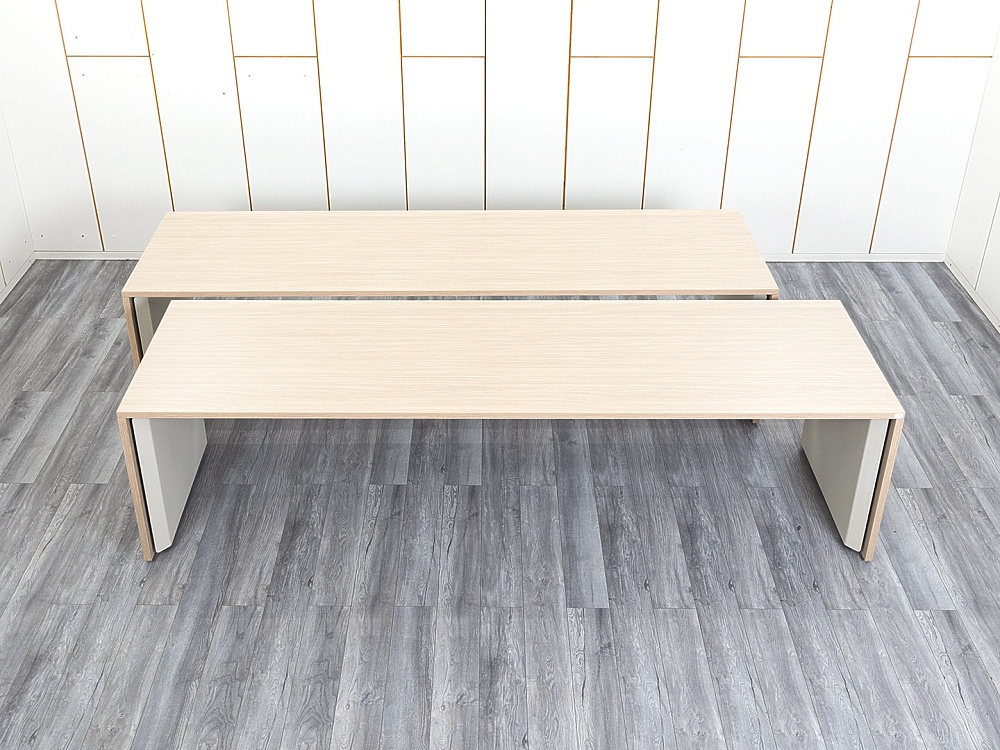 Офисный стол для переговоров  2 800х1 600х720 ЛДСП Зебрано   (СГПЗ1-21034)