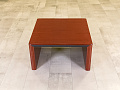 Журнальный столик Oyster ORA 750x750x410 Шпон Махагон; Серый Италия_СЖПШ-08071
