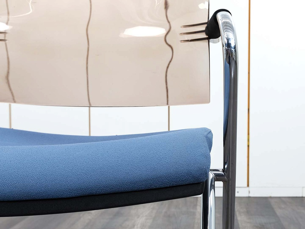 Конференц кресло для переговорной  Синий Ткань LUXY Aire JR  (УНТН-21013)