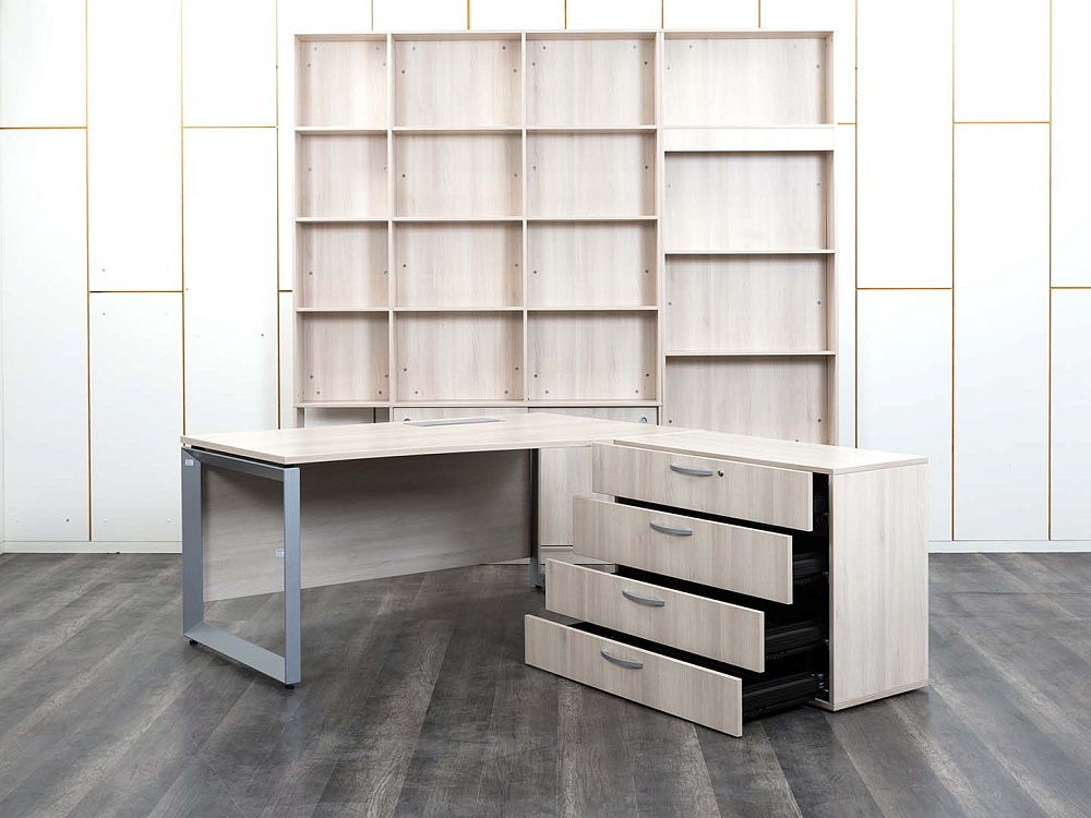 Кабинет руководителя SteelCase 1 600х2 000х750 ЛДСП Клен   (КРВ-26112)