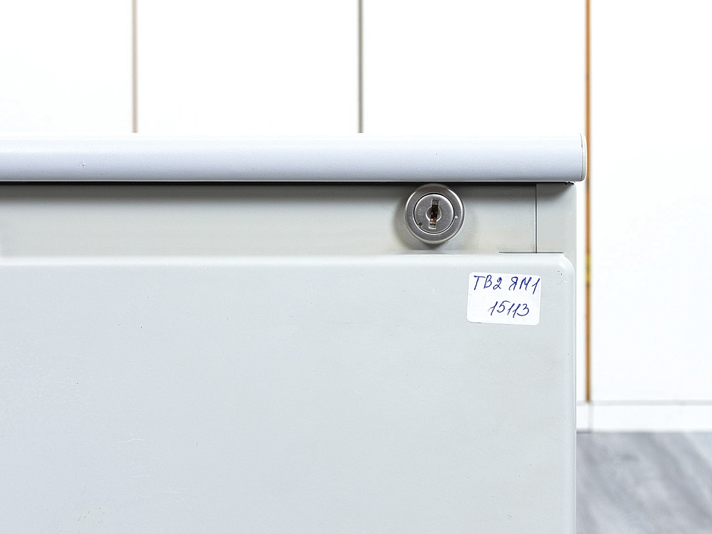 Офисная тумба выкатная SteelCase 415х555х555 Металл Серый   (ТВ2ЯМ1-15113)