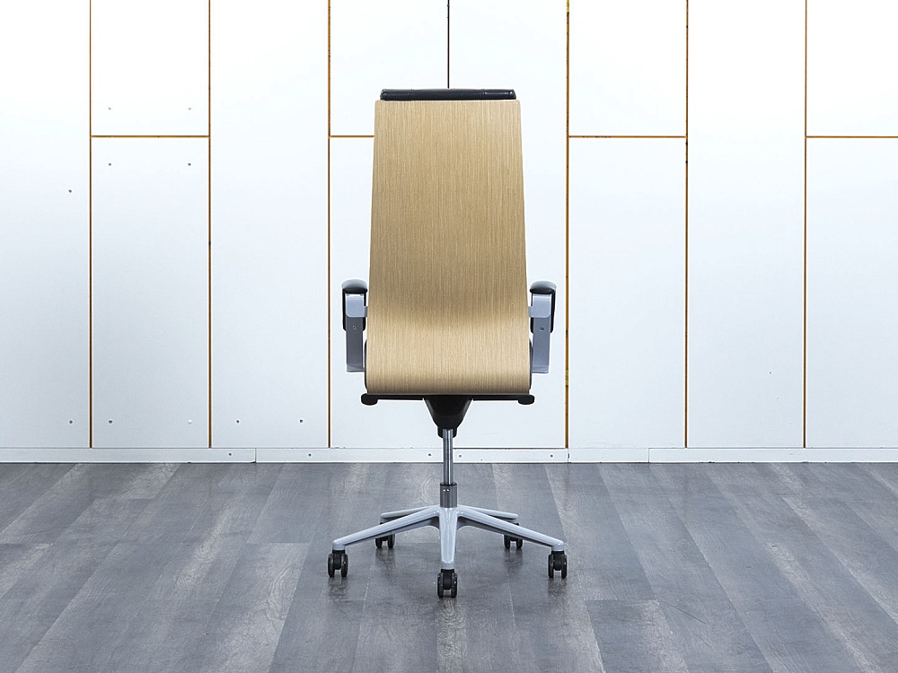 Офисное кресло руководителя  Sitland  Кожа Черный Madera A  (КРКЧ1-10043)