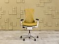Офисное кресло руководителя на колесах Embody Herman Miller Кожа Зелёный США  КРКЗ-29125