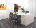 Купить Комплект офисной мебели стол с тумбой  1 800х1 600х750 ЛДСП Бук   (КОМВ-20072)