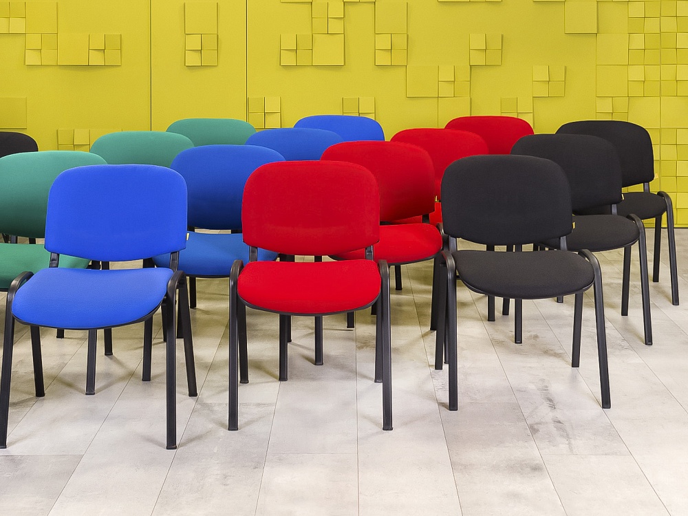 Стул на ножках Ткань Чёрный Россия_Изо(а)