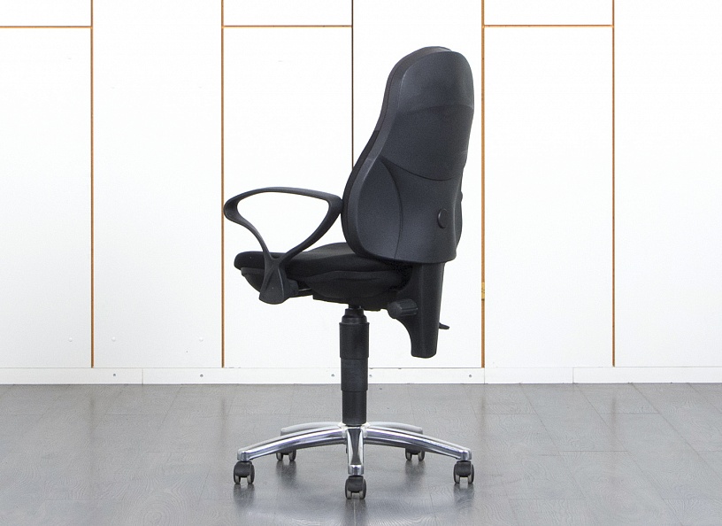 Офисное кресло для персонала   Ткань Черный   (КПТЧ-08070)