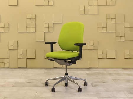 Офисное кресло для персонала на колесах Vitra Ткань Зелёный Швейцария_КПТЗ-301023