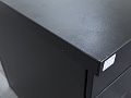 Комплект офисной мебели стол с тумбой IKEA 1 400х800х760 ЛДСП Черный   (СППЧКл-04064)