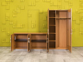 Кабинет руководителя  Steelcase ЛДСП Ольха Франция  КРЛ2-04026