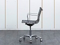 Офисное кресло руководителя  LUXY Кожа Черный Light B  (КРКЧ-16121)