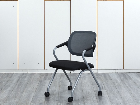 Конференц кресло для переговорной  Черный Сетка Sunon   (КПСЧ-31104)