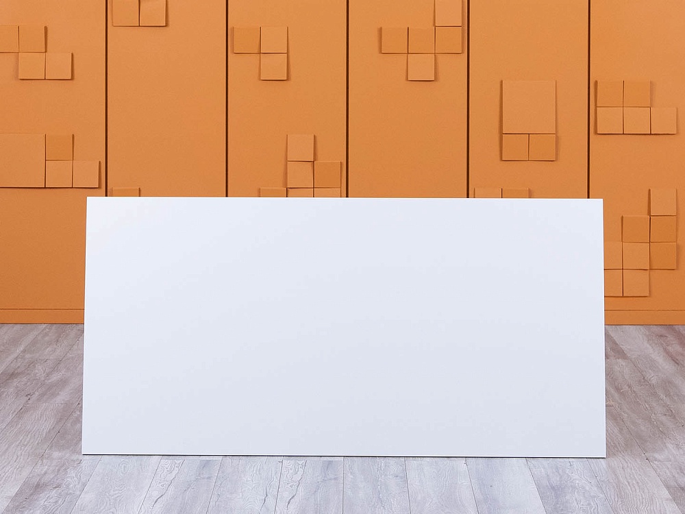 Офисный стол прямой  1 380х680х750 ЛДСП Серый   (СППС-31054(нов))