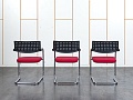 Конференц кресло для переговорной  Красный Ткань VITRA   (УДТК-07120)