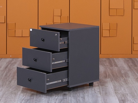 Офисная тумба выкатная  470х450х650 ЛДСП Серый   (ТВ3ЯС-21085) Офисная тумба выкатная  470х450х650 ЛДСП Серый   (ТВ3ЯС-21085)